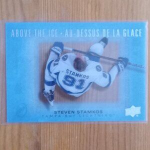 UD Tim Hortons Above the Ice 2015-16 Steve Stamkos card #AI-SS